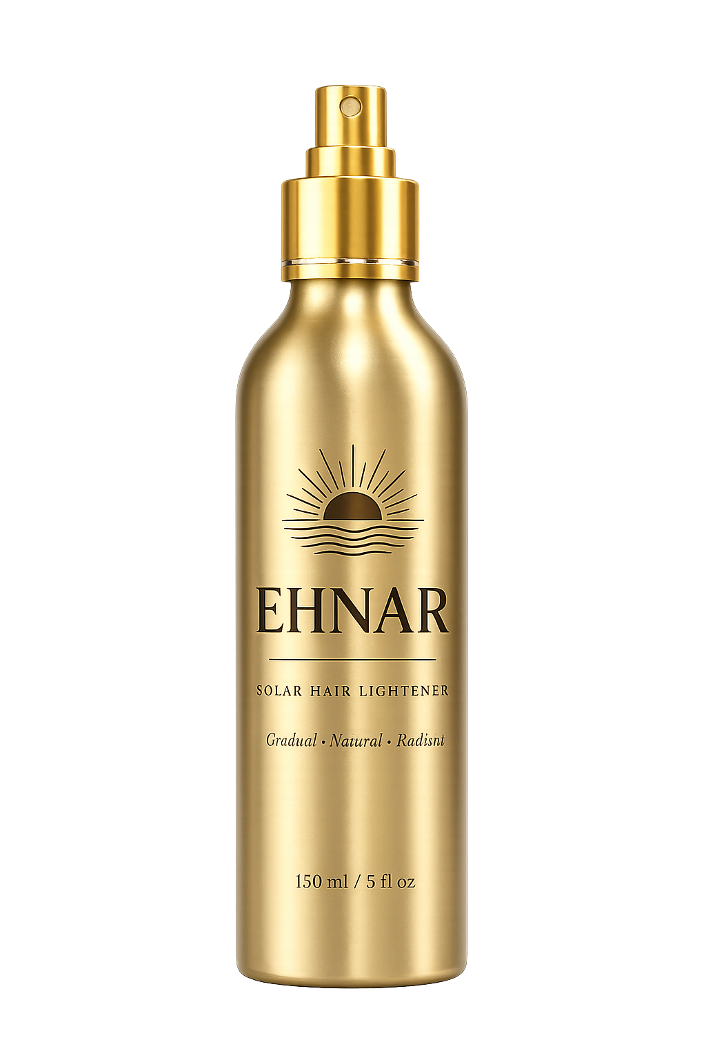 EHNAR solar hair lightener — golden chamomile lotion bottle