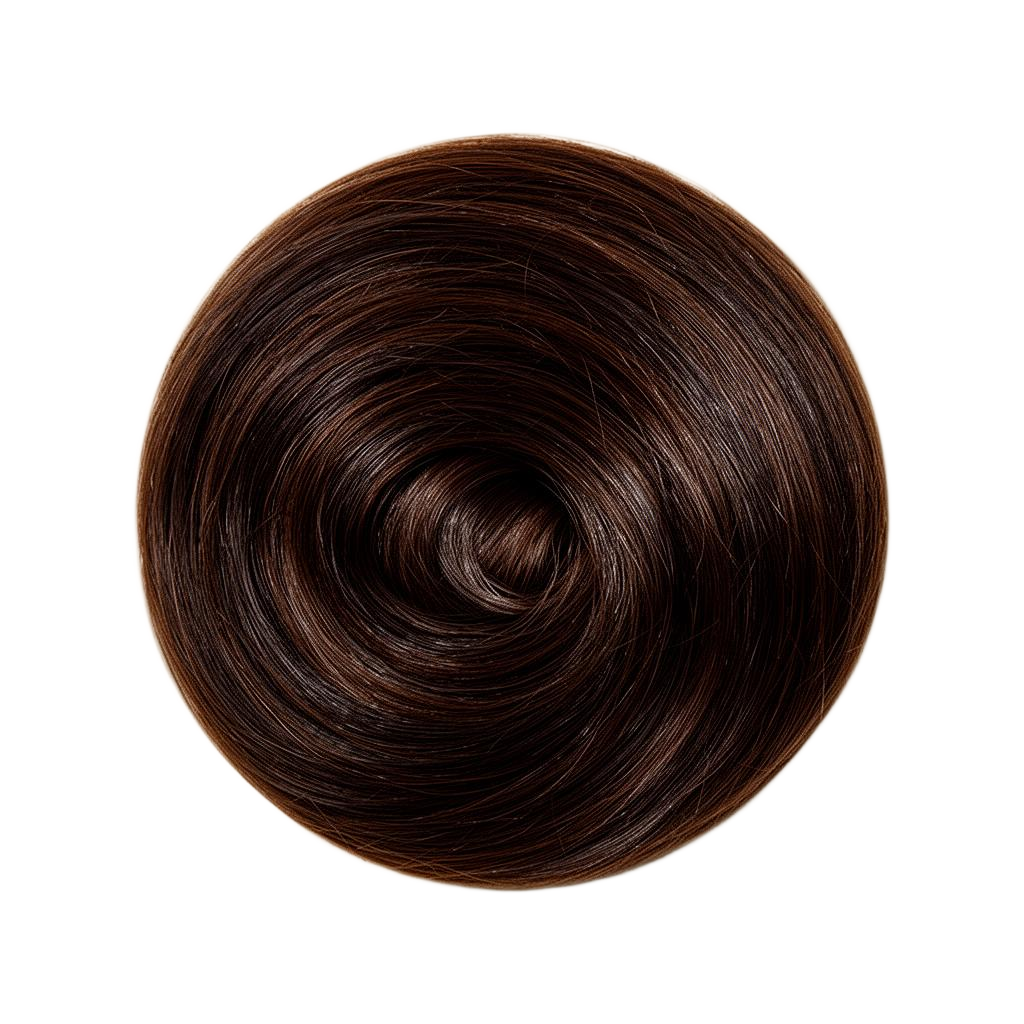Original brunette hair shade before using EHNAR lightener